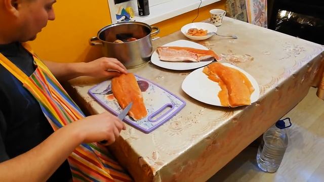 как разделать форель смотреть онлайн