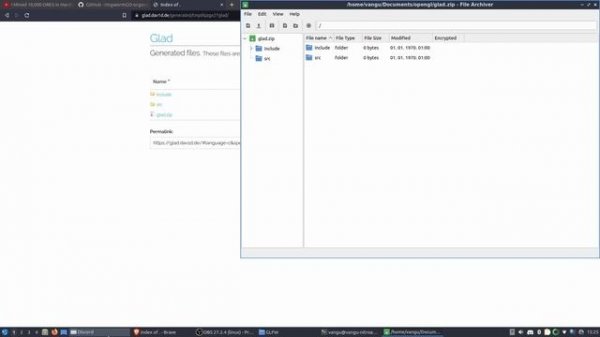 Install OpenGL on GNU/Linux