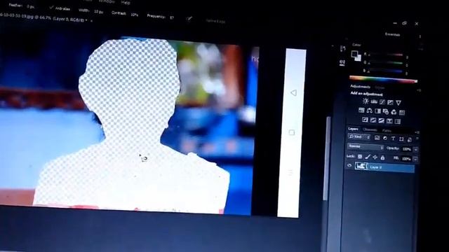 JPG Image to PNG Image Using Photoshop Magnatic Lesso Tool смотреть онлайн