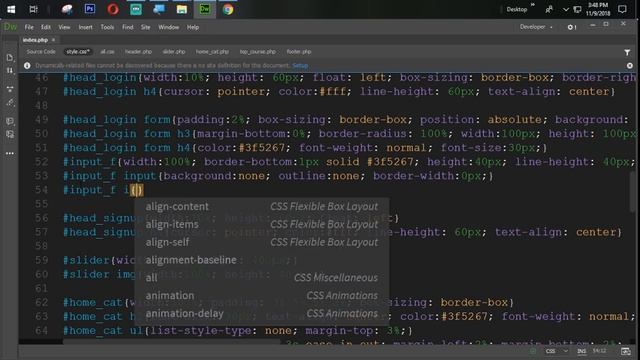 Responsive E Learning Website Development In PHP With PDO Part 36 Login Form Designing смотреть онлайн