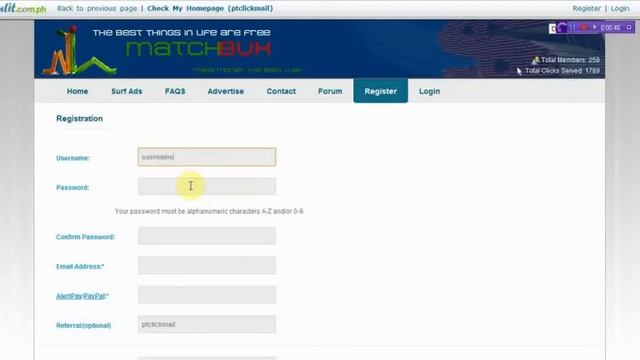 MatchBux.com tutorial Register смотреть онлайн