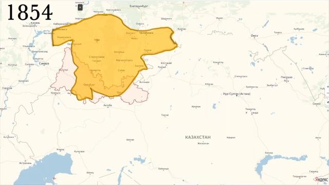Как менялась граница Оренбургской области смотреть онлайн