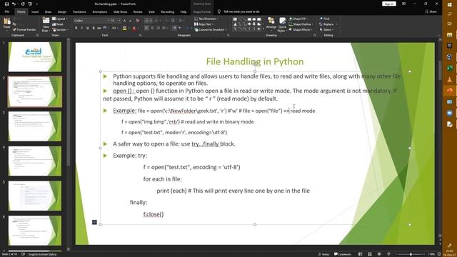 #12 Python Tutorial for Beginners: file handling, open, close, read, write смотреть онлайн