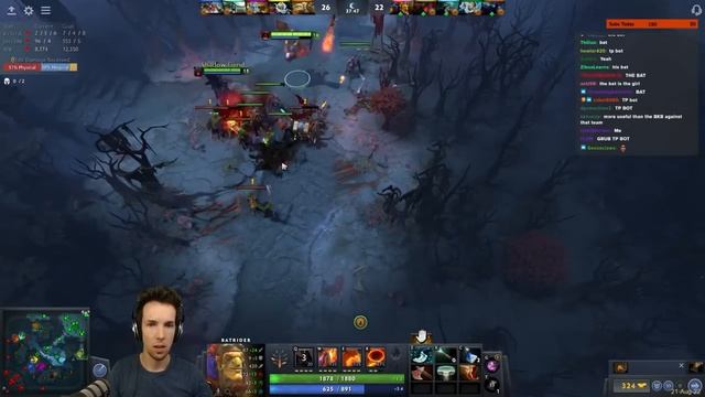 Creep Camp: 1 - Batrider: 0 - Grubby learns Dota 2 - A to Z Challenge - Batrider смотреть онлайн