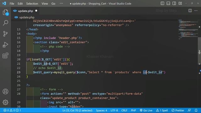 Build an Unstoppable Shopping Cart with PHP and MySQL- Update Products || Select Data Logic #21 смотреть онлайн