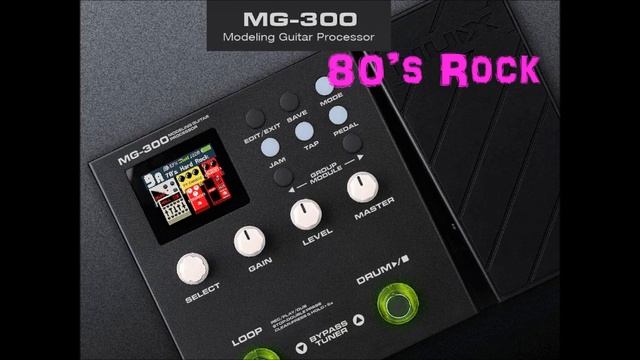 Nux MG 300 FriemanBCOD80s 80's heavy rock/metal guitar tones Audio Clip смотреть онлайн
