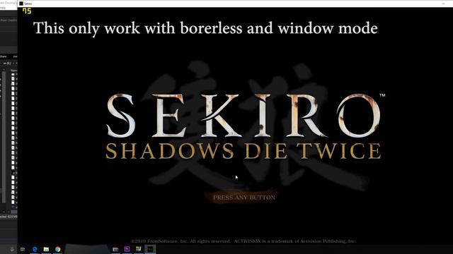How to unlock FPS in Sekiro: Shadows Die Twice FPS FIX/Uncap смотреть онлайн