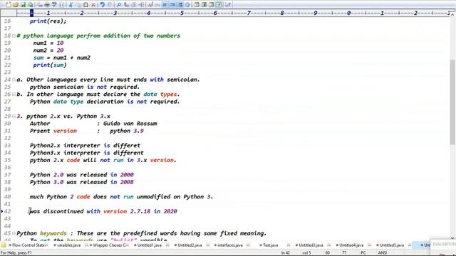 Python online tutorial ||Python Introduction and Data types|| By MR.Ratan смотреть онлайн