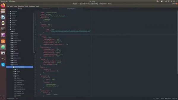 How to create pull request for a Laravel Package
