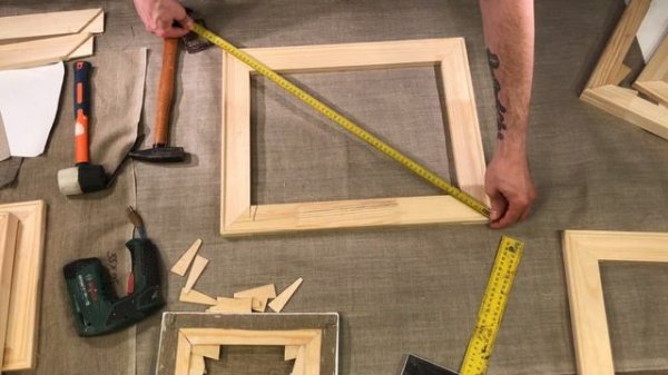 Как собрать модульный подрамник производства holstprom.ru.