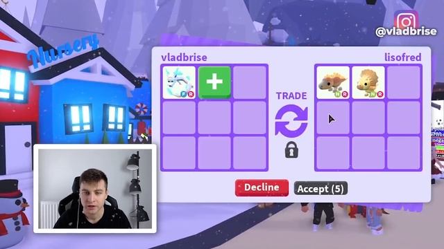 Трейд на FROST FURY в Адопт Ми Роблокс! Что дают за Фроста Фурию в Adopt Me Roblox. Топ Трейды Брай смотреть онлайн