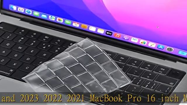 CaseBuy Premium Keyboard Cover For MacBook Air M2 13.6 A2681, MacBook Pro 14 Inch & MacBook Pro 16