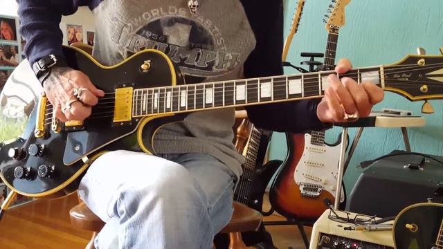 1973 Gibson Les Paul Custom Black Beauty demo by KK смотреть онлайн