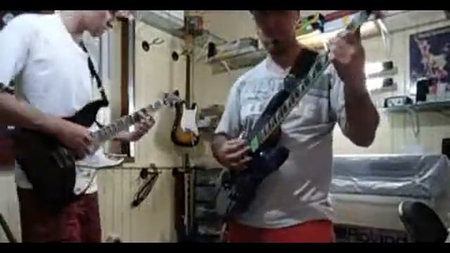 Guitars Aria Pro II and Ibanez RG350EX - COVER Motorhead Ace os Spades By MvGuitars смотреть онлайн