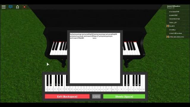 Determination (Roblox Piano) UnderTale смотреть онлайн