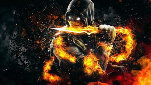 scorpion on fire mortal kombat desktop wallpaperwaifu com смотреть онлайн