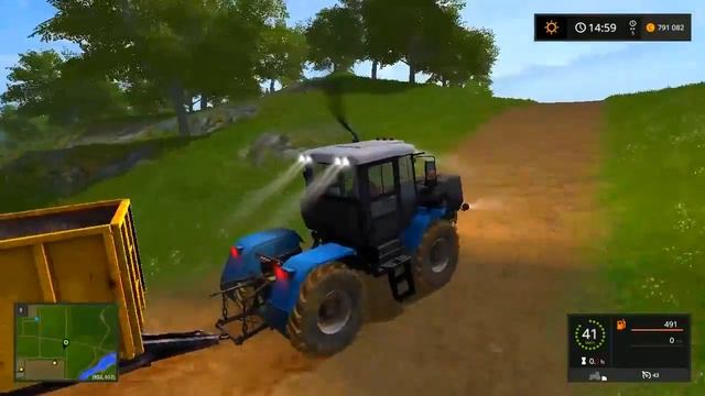 Farming Simulator 2017. мод трактор ХТЗ 17221. смотреть онлайн