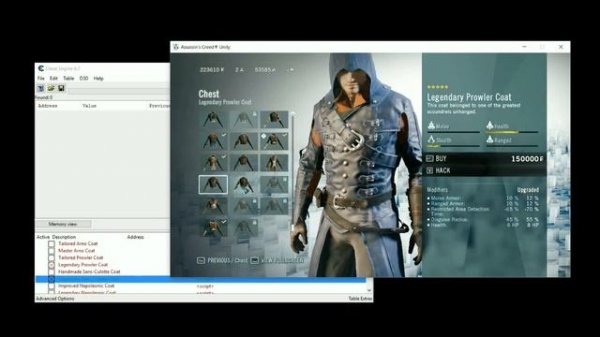 Assassin's Creed Unity Equipment Unlocker
