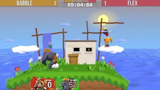 Babble (Ittle) vs. Flex (Fish) Beta Bracket 6 Singles Losers Round 4 Top 8 смотреть онлайн