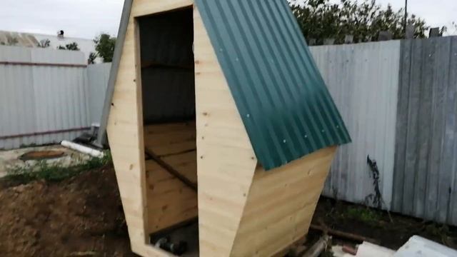 Туалет на даче своими руками. смотреть онлайн