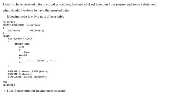 Return inserted entity in mysql stored procedure смотреть онлайн