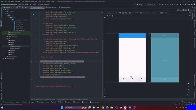 Bottom Navigation View in Android Studio | Android Studio Tutorial for Beginners | Badhon Ahmed смотреть онлайн