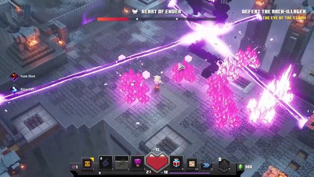 MINECRAFT DUNGEONS - Ending & Arch-Illager Final Boss Fight Gameplay (1080p 60FPS ULTRA) смотреть онлайн