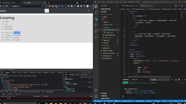 The Vue Tutorial - Course Vue 2 Looping Data/List Rendering #13 смотреть онлайн