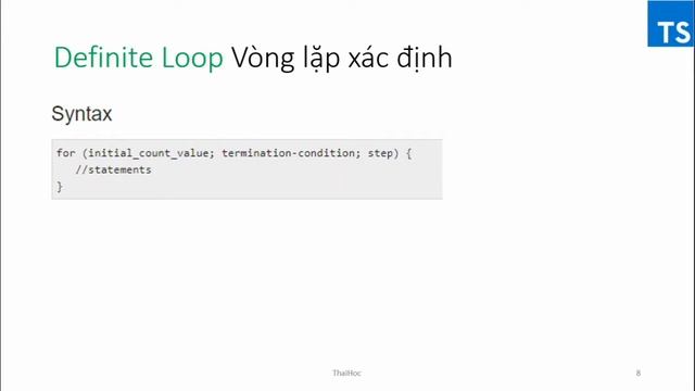 TypeScript - Decision Making và Loops смотреть онлайн