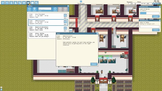 New Hospital Layout + Pharmacy Bloodbath?! | Hospitalize Gameplay #2 - Let's Play смотреть онлайн