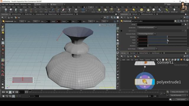 Fast & easy fountain, jug, bowl for simulations using Curve & Revolve - Houdini 18 смотреть онлайн