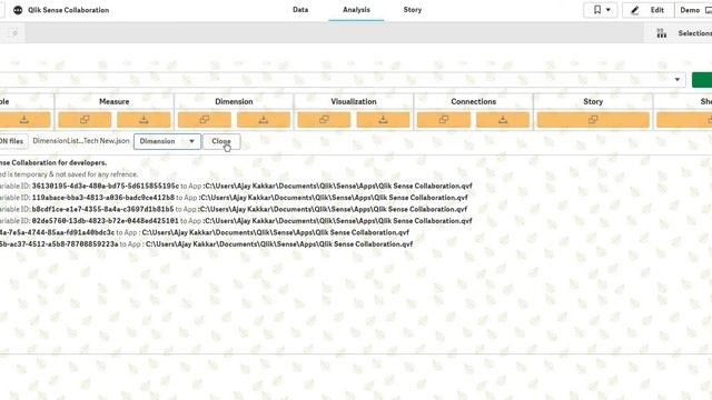 Qlik Sense Collaboration Restore JSON Backup смотреть онлайн