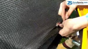 Инструкция как крепить сетку к батуту Bradex