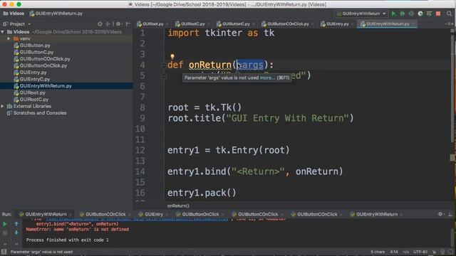 PYTHON 3 TKINTER - GUI ENTRY BIND KEY смотреть онлайн