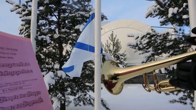 Подъем Андреевского флага в Суздале. Репетиция. смотреть онлайн