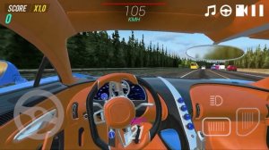 Racing in Car 2021 Bugatti.  Гонки на автомобиле Бугатти Шерон. Весёлые гонки! Смотреть всем!