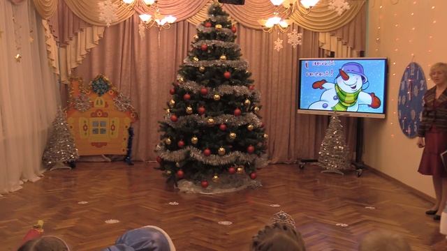 Новогодний праздник подготовительной группы компенсирующей направленности "Говорушки" смотреть онлайн