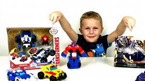 Распаковка новых трансформеров СтронгАрм и Барикейд. Мистер сын шоу!