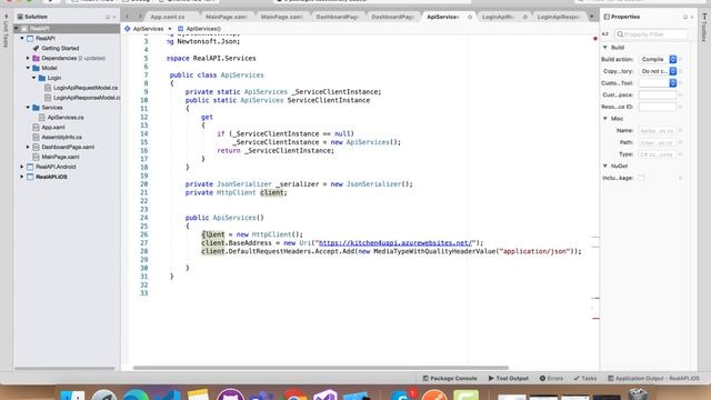 Xamarin Forms Consume Real Web API смотреть онлайн