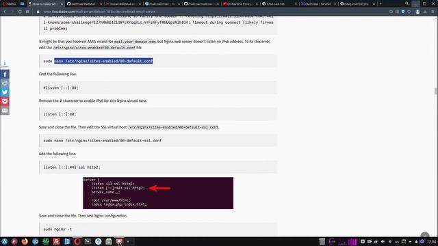 Установка и настройка email сервера для своей почты (iRedMail) на реальном VPS+домен+swifrmaler при смотреть онлайн