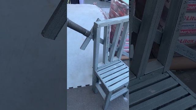 СТУЛ ИЗ МЕТАЛЛОПРОФИЛЯ ДЛЯ ГИПСОКАРТОНА #Shorts смотреть онлайн