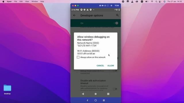 ADB over Wi-Fi / How to Connect the physical device to Android studio through wifi смотреть онлайн