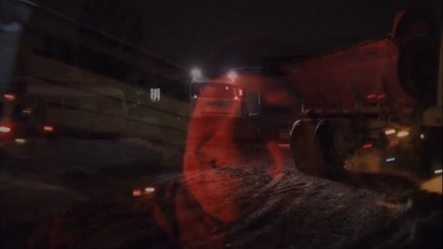 Уборка снега на улицах Тольятти. Дороги Тольятти. смотреть онлайн