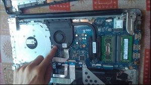 how to disassemble  (dell inspiron 5567) processor and clean fan laptop.