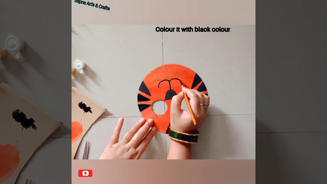 How to make tiger mask || Animal Mask Making || For Kids || International tiger day #papercraft смотреть онлайн