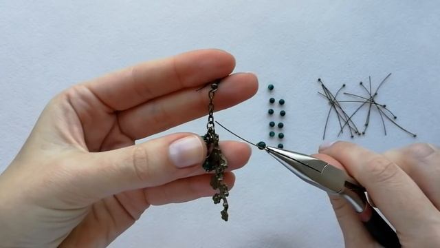 Мастер-класс. Серьги. Своими руками. Handmade. Earrings. смотреть онлайн