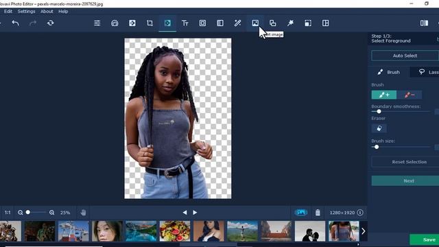Movavi Photo Editor Tutorial || Remove Background of Images смотреть онлайн