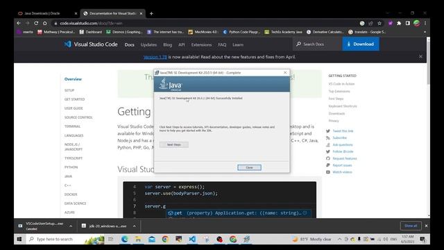 Installing JDK and VS code to Your Computer | Part 2 | 2023 Full Course #jdk #vscode #Threadcoders смотреть онлайн