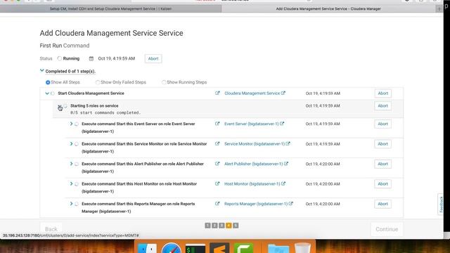 Cloudera Administration - Setup CM and CDH - Setup Cloudera Management Service смотреть онлайн