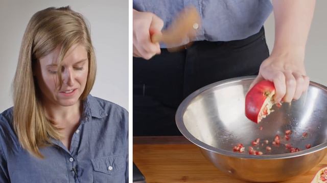50 People Try to Deseed a Pomegranate | Basic Skills Challenge | Bon Appétit смотреть онлайн